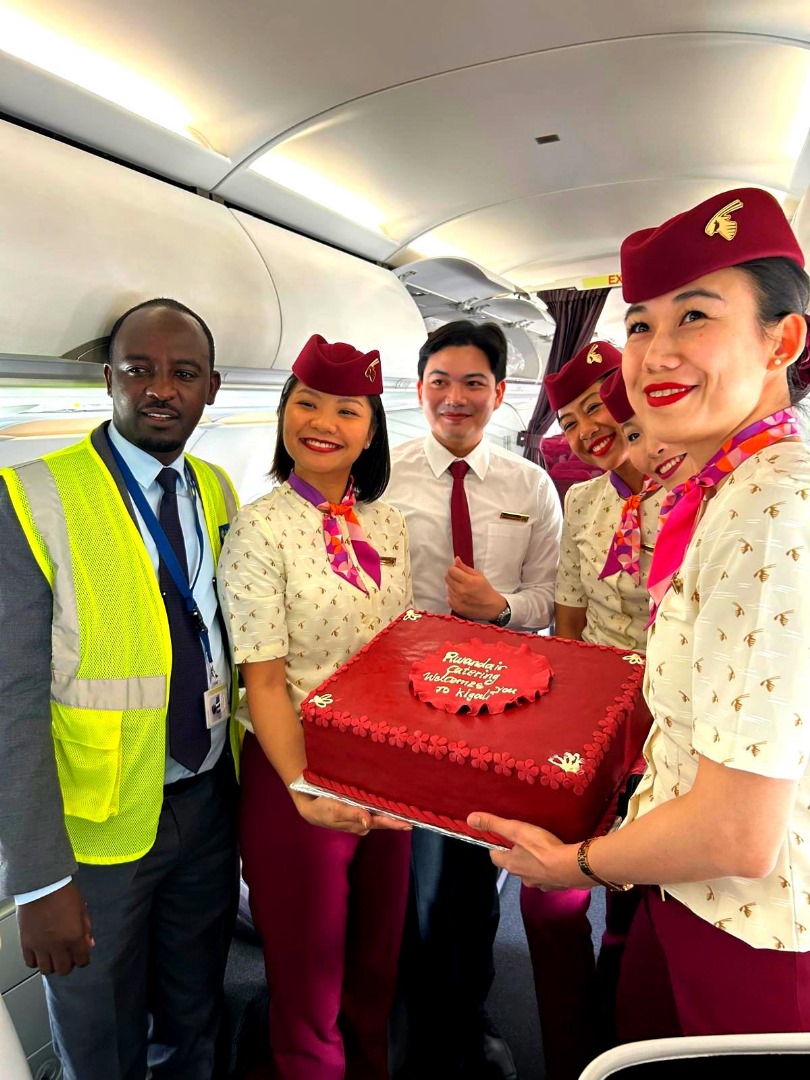 RwandAir Catering & Qatar Airways