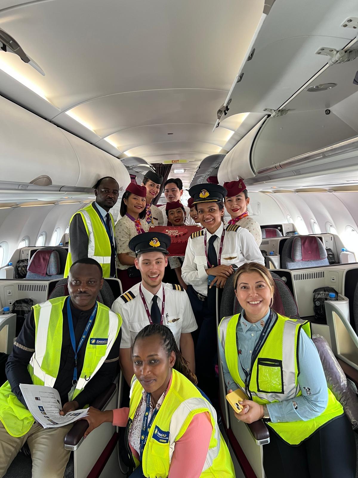 RwandAir Catering with Qatar Airways